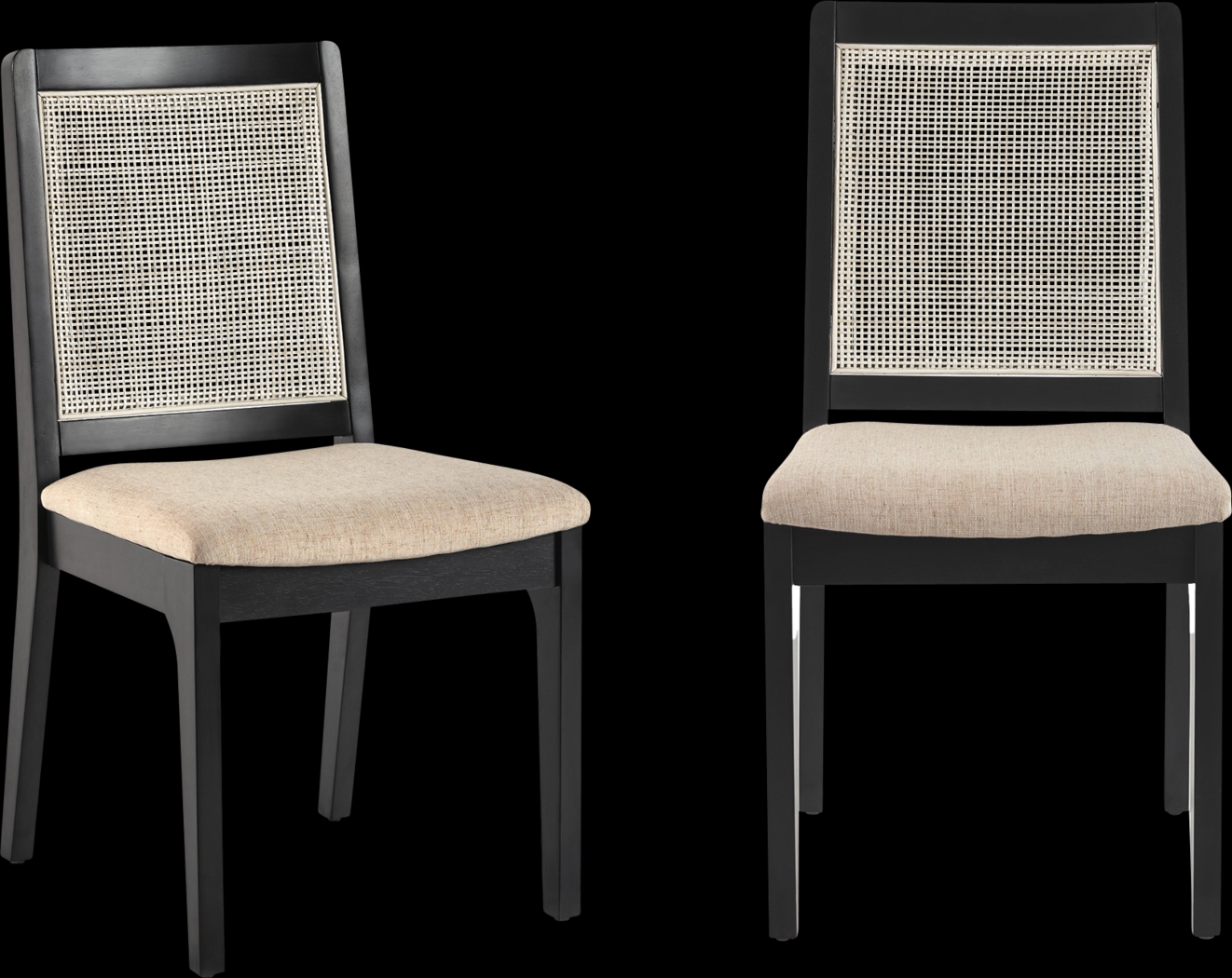 Annerly Black Side Chair, Set of 2 - Thumbnail - Image 7