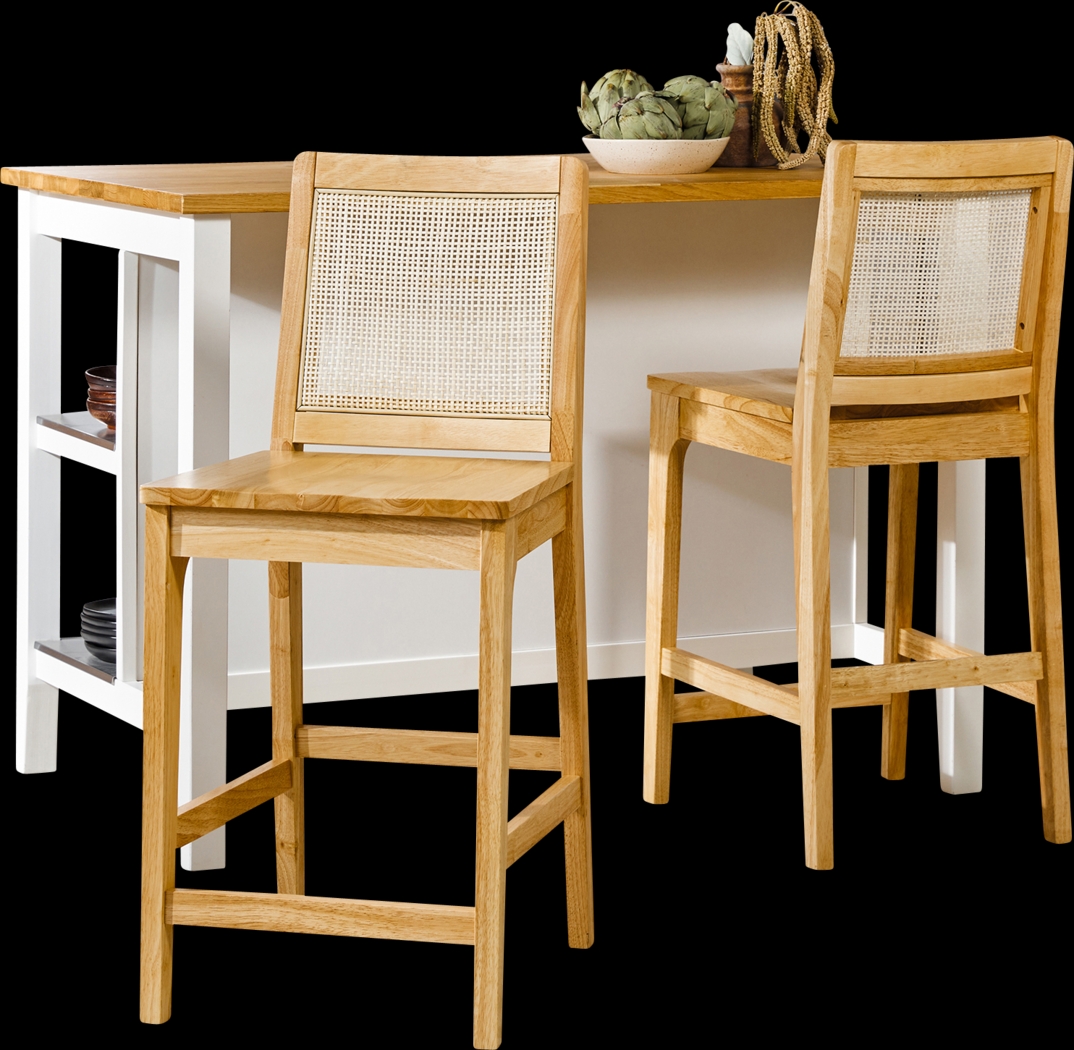 Annerly Natural Counter Height Stool, Set of 2 - Thumbnail - Image 4