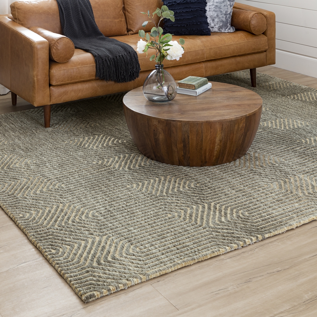 Annesway Beige 8' x 10' Rug - Thumbnail - Image 9