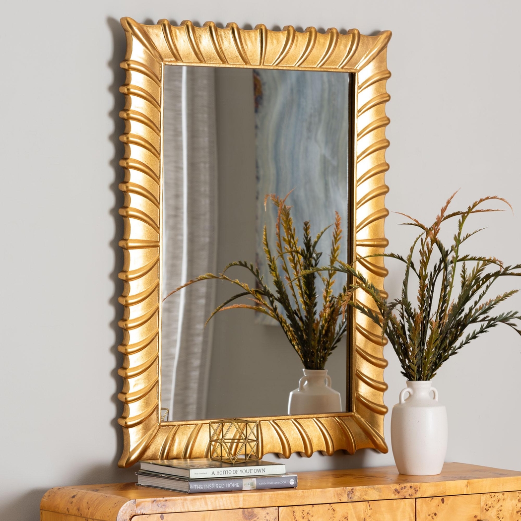 Annesleya Gold Wall Mirror - Thumbnail - Image 2