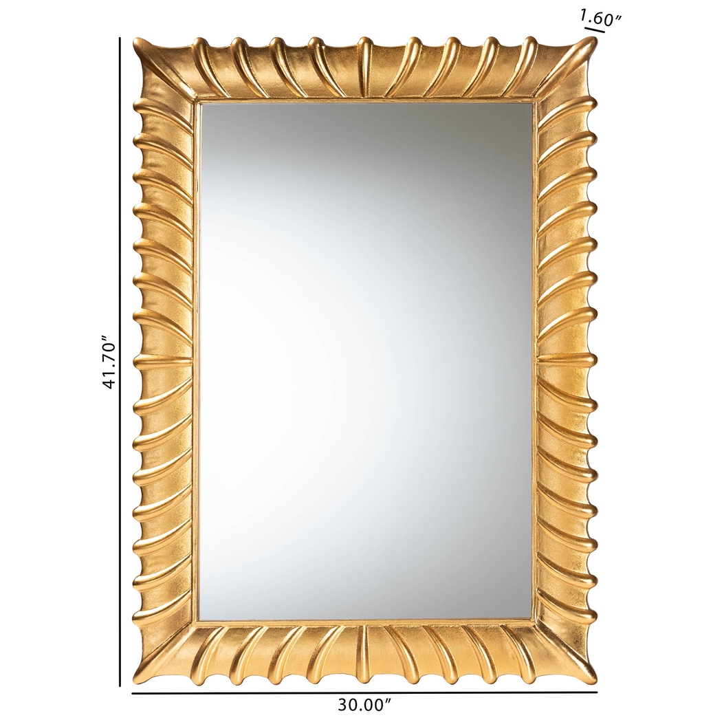 Annesleya Gold Wall Mirror - Thumbnail - Image 5