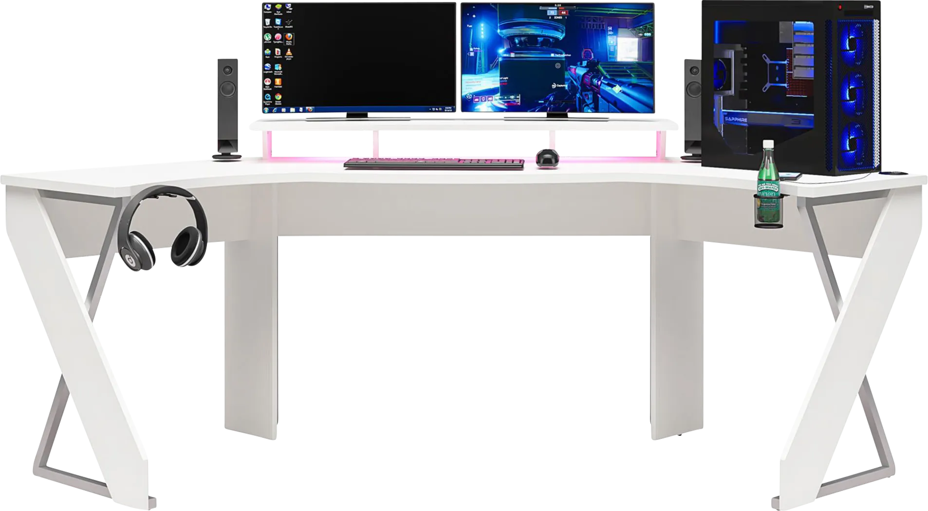 Anneslie White Desk - Thumbnail - Image 6