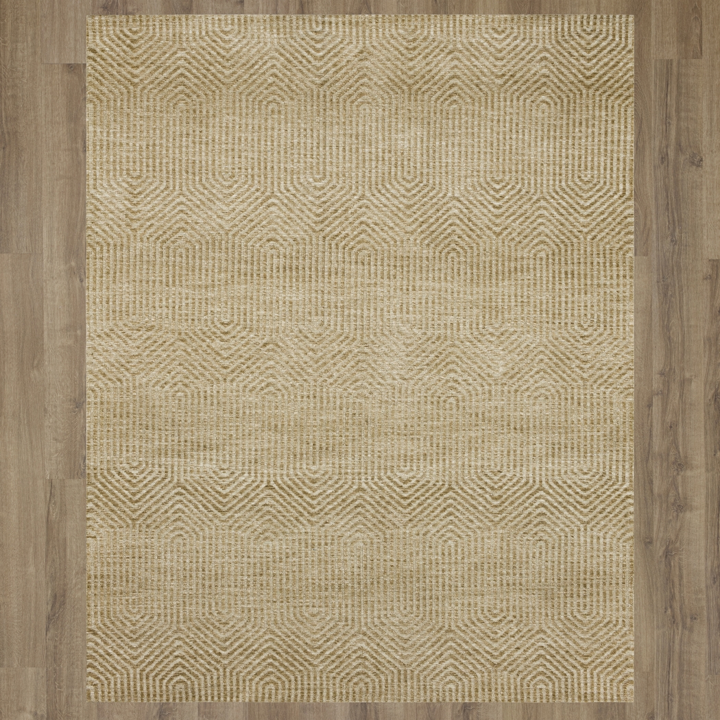Annesway Khaki 5'3 x 7'10 Rug - Thumbnail - Image 3