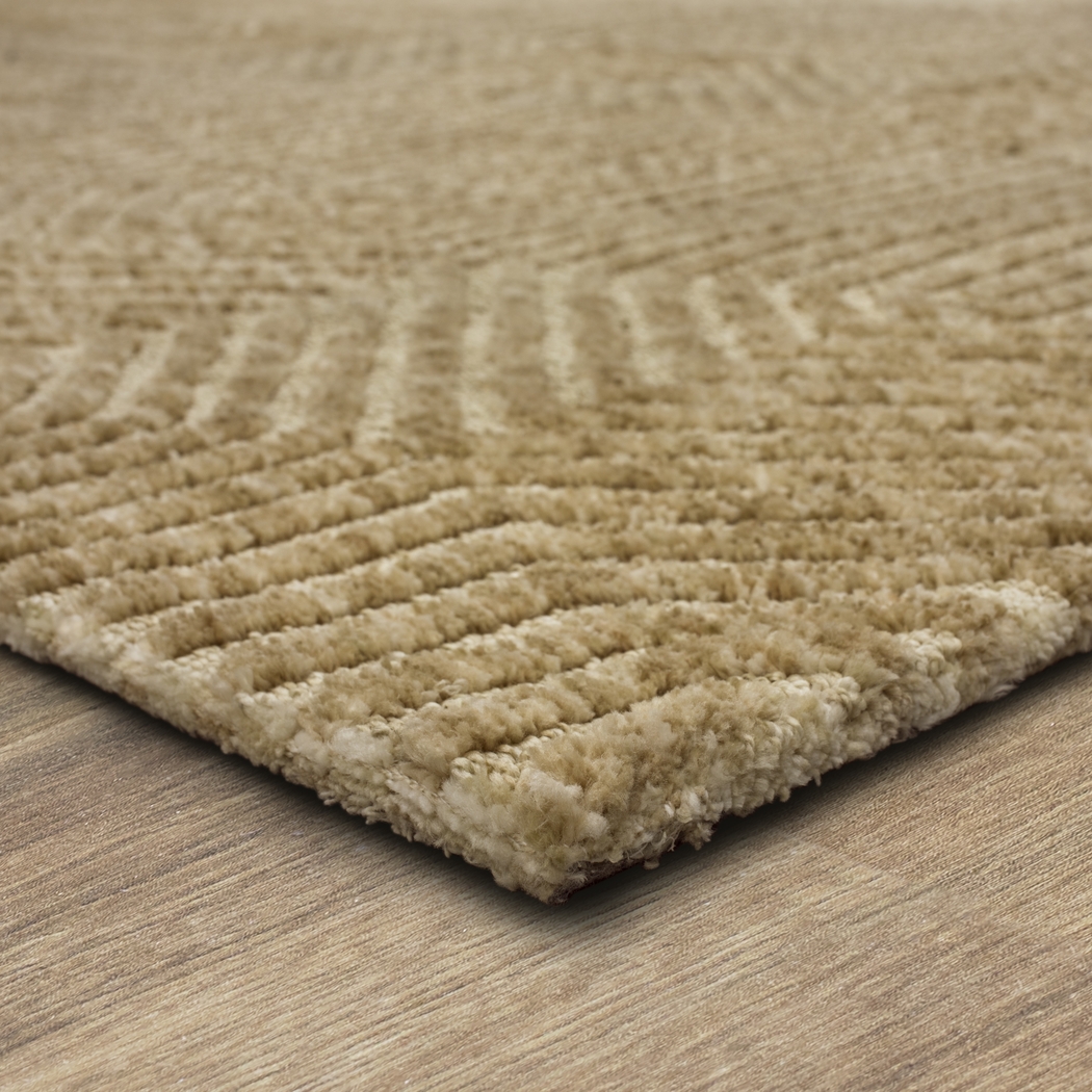Annesway Khaki 5'3 x 7'10 Rug - Thumbnail - Image 4