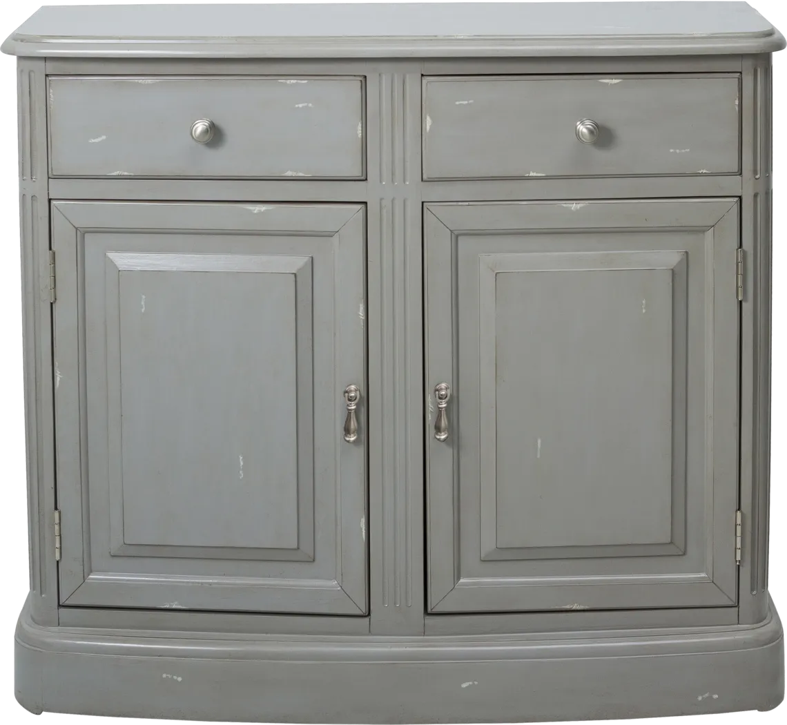 Annette Gray Accent Cabinet - Thumbnail - Image 1