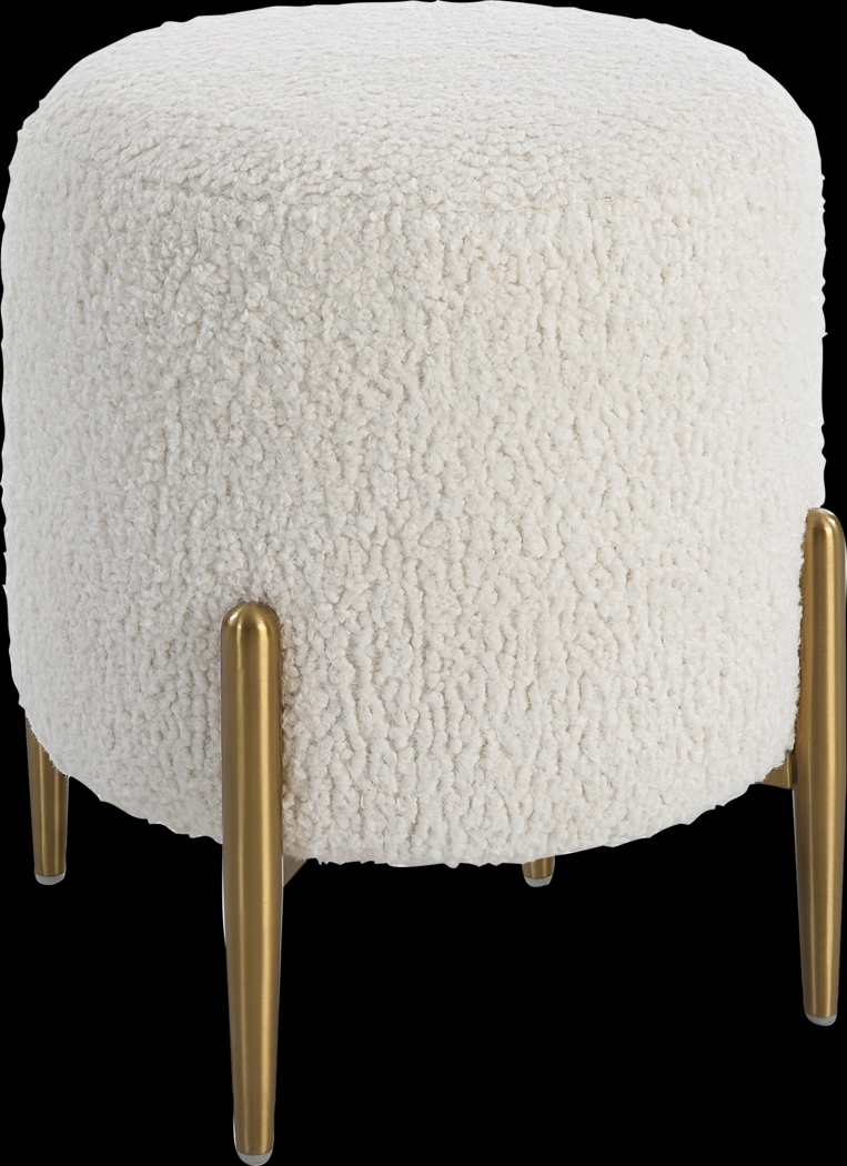 Annikka White Ottoman - Thumbnail - Image 5