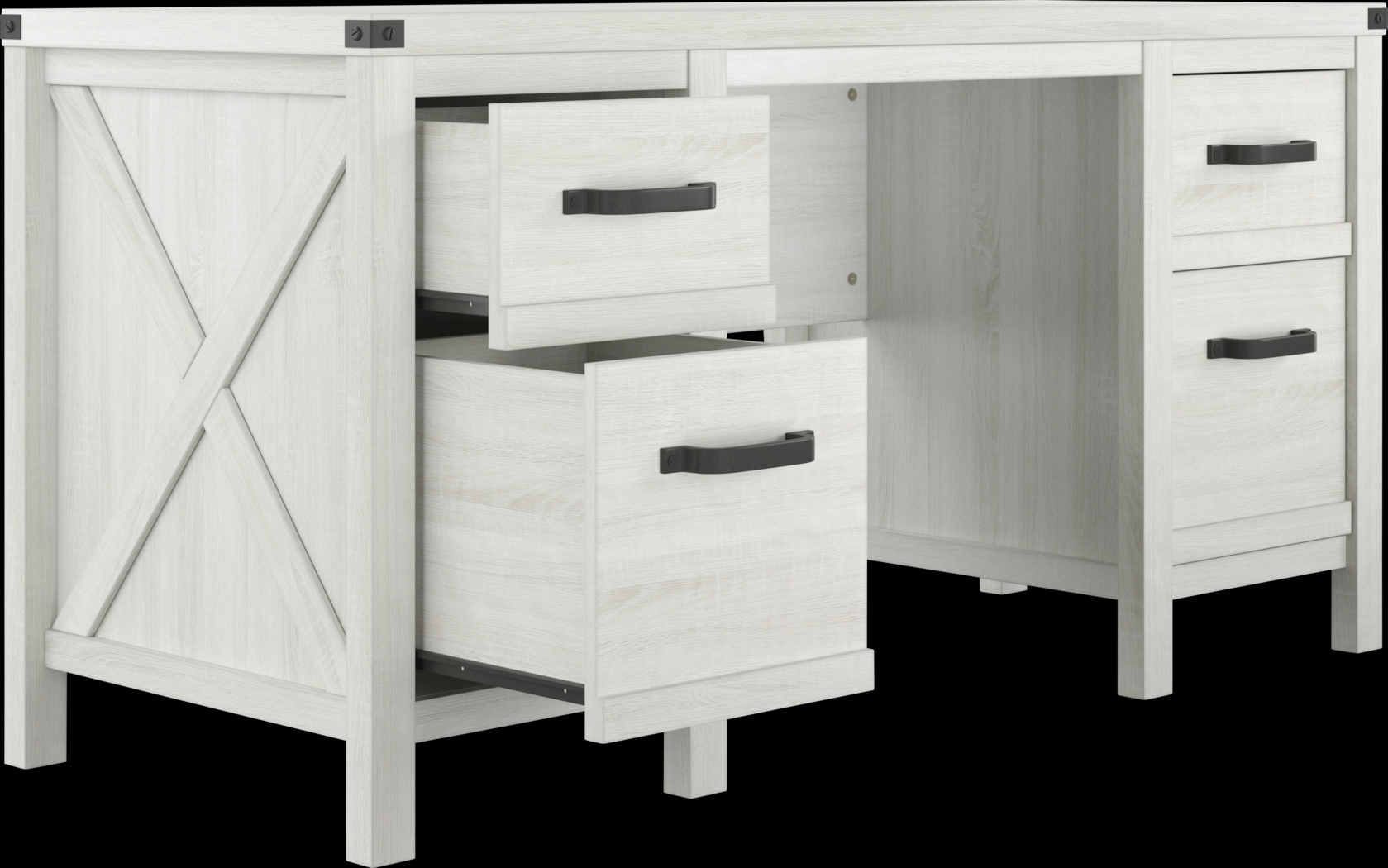 Annistown White Desk - Thumbnail - Image 2