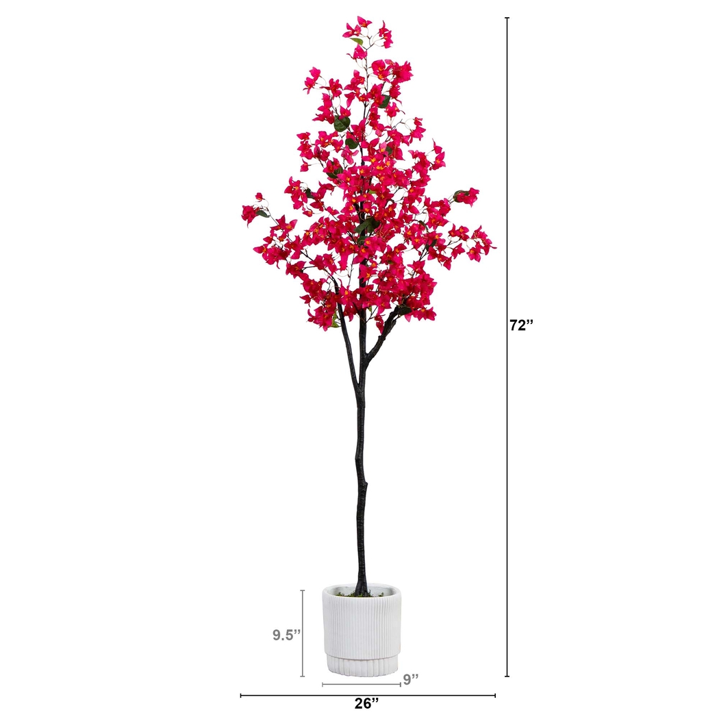 Annonhill Pink Artificial Bougainvillea Tree - Thumbnail - Image 8