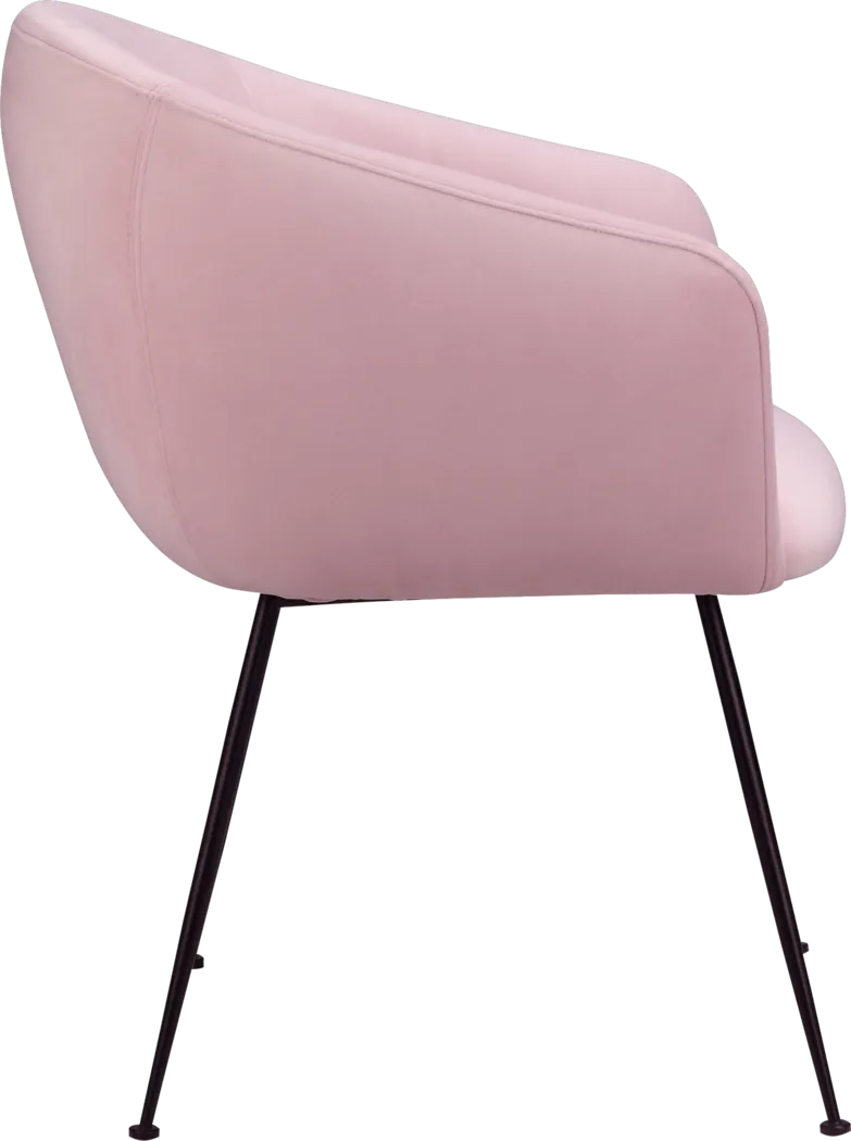 Anola Pink Dining Chair - Thumbnail - Image 2