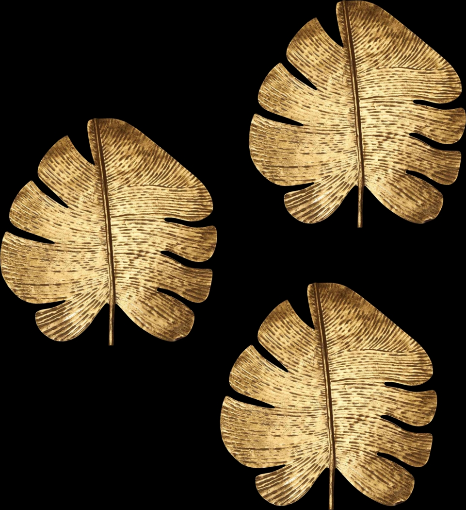 Anorla Gold Wall Art, Set of 3 - Thumbnail - Image 1