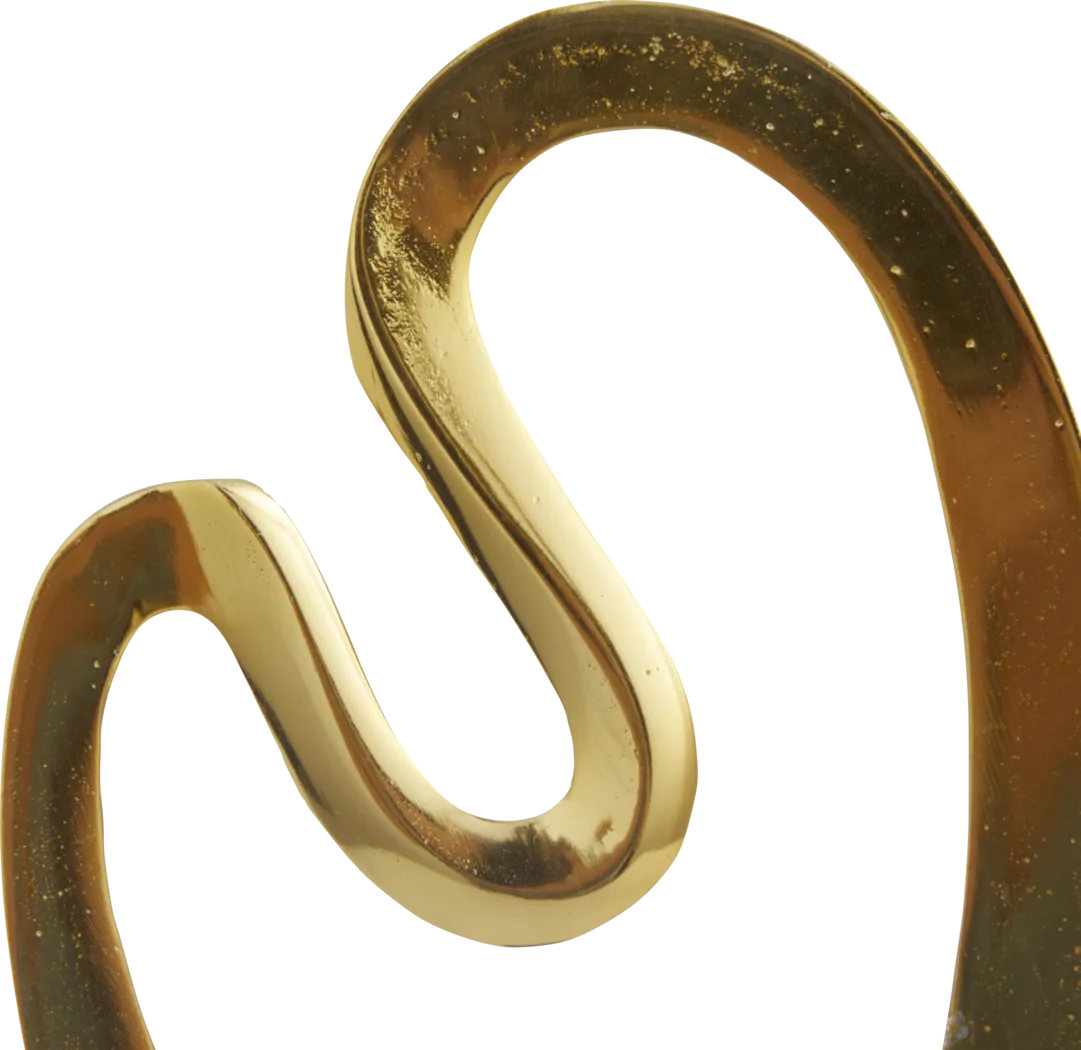 Anosha Gold Sculpture, Set of 2 - Image 3