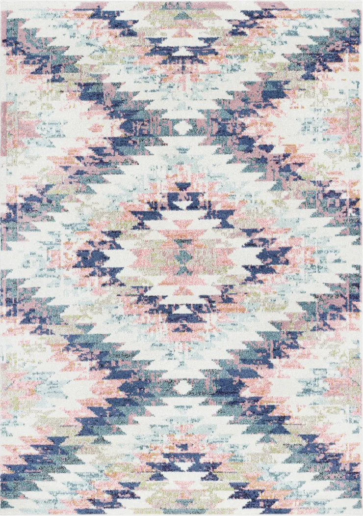 Anoura II Blue 5'3 x 7'3 Rug - Thumbnail - Image 1