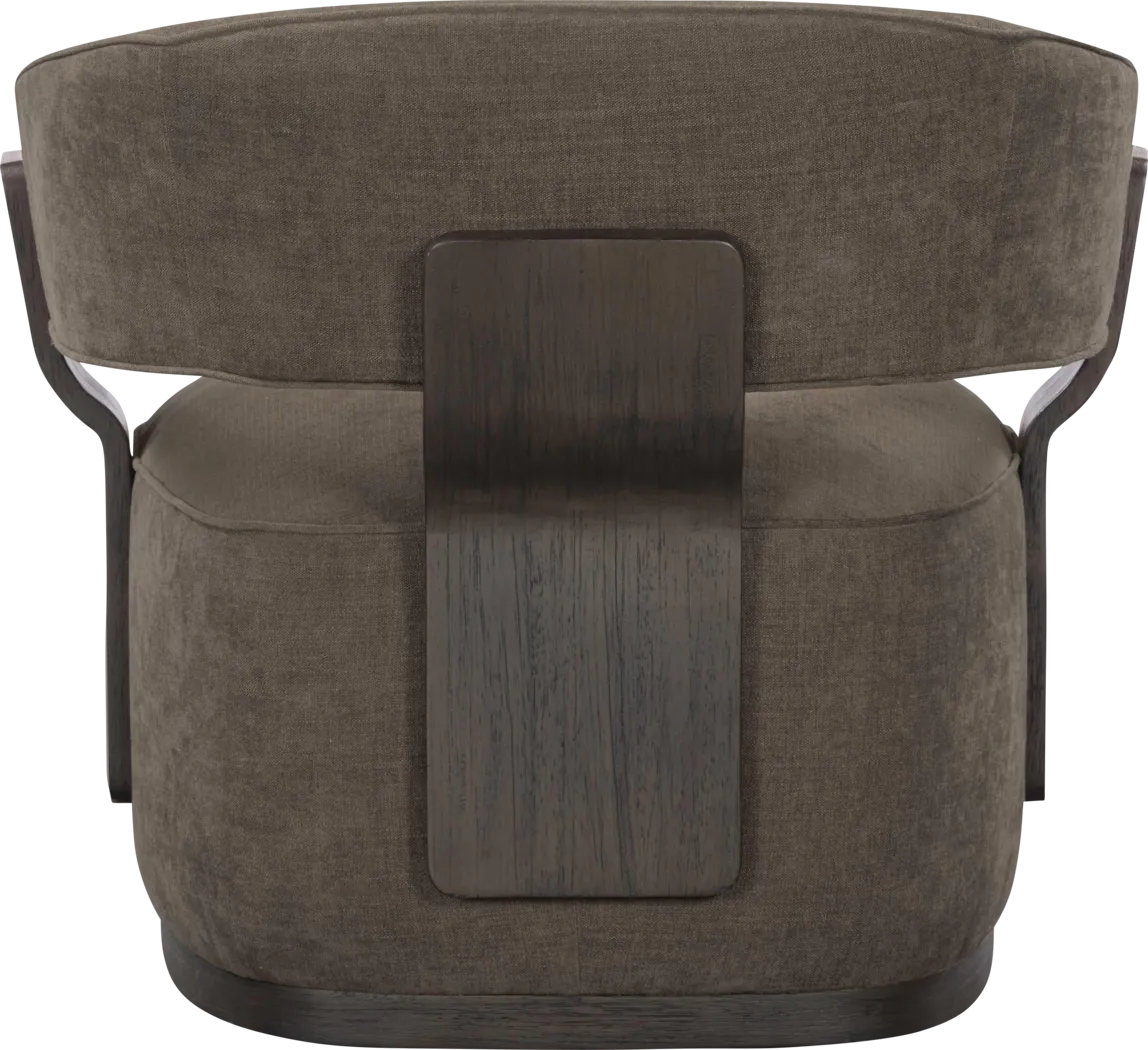 Ansay Brown Swivel Accent Chair - Thumbnail - Image 5