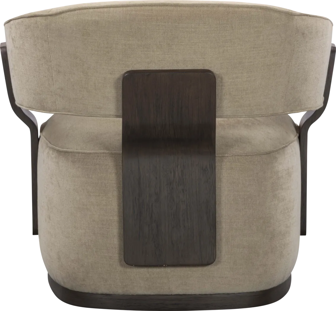 Ansay Linen Swivel Accent Chair - Thumbnail - Image 5
