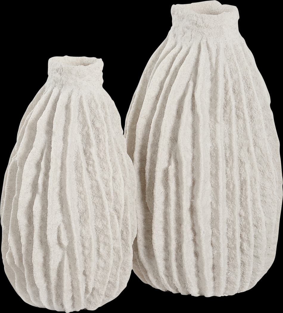 Ansell Ivory Vase, Set of 2 - Thumbnail - Image 1