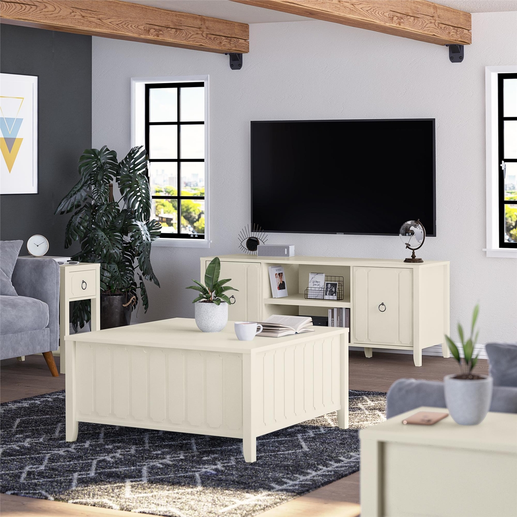 Anselma White Lift-Top Cocktail Table - Thumbnail - Image 11