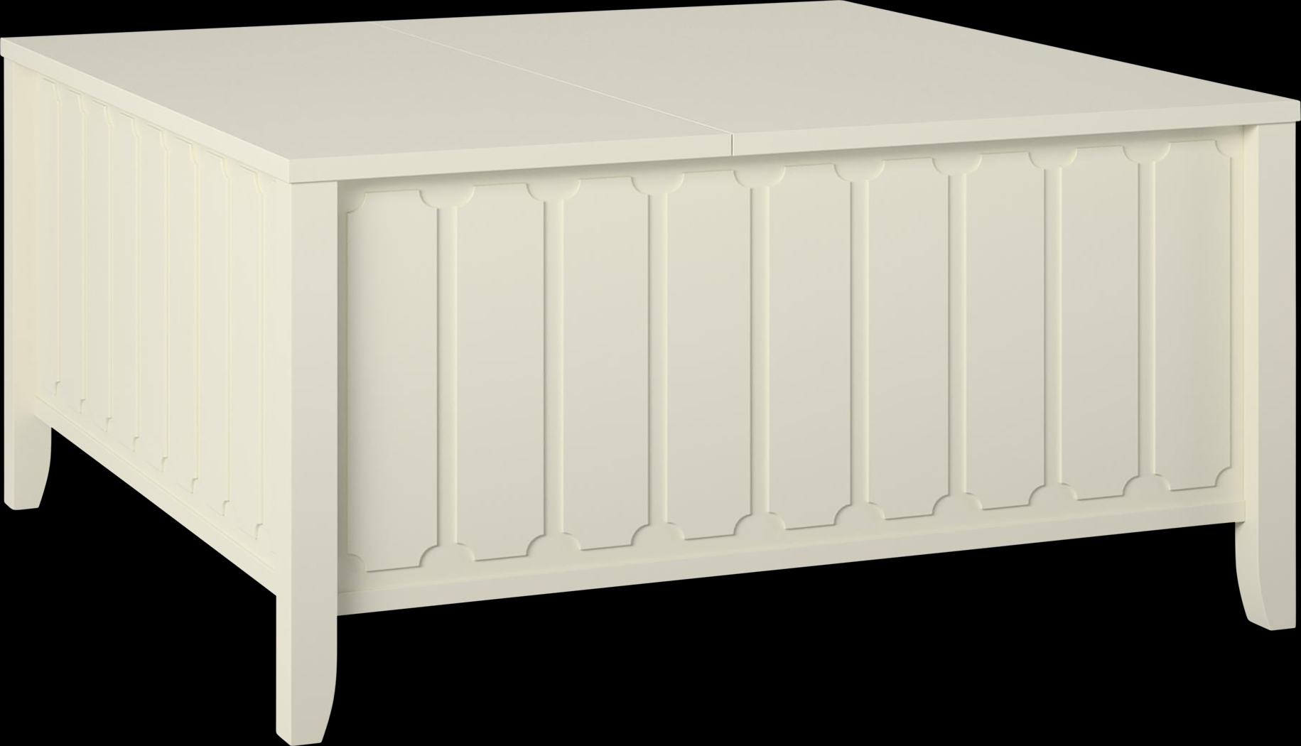 Anselma White Lift-Top Cocktail Table - Thumbnail - Image 1