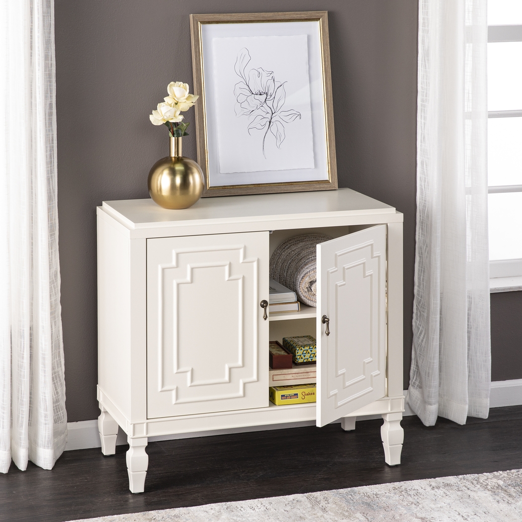 Anseman White Accent Cabinet - Thumbnail - Image 3