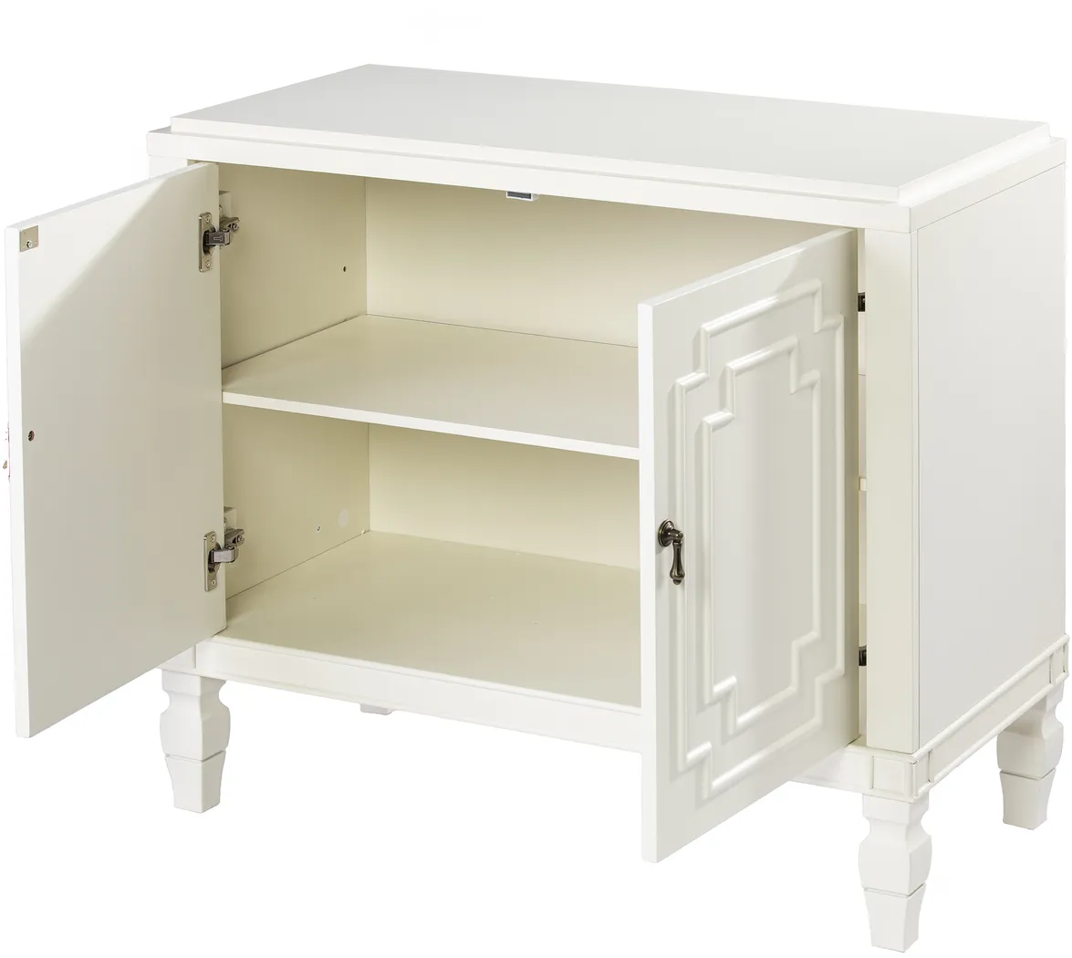 Anseman White Accent Cabinet - Image 6