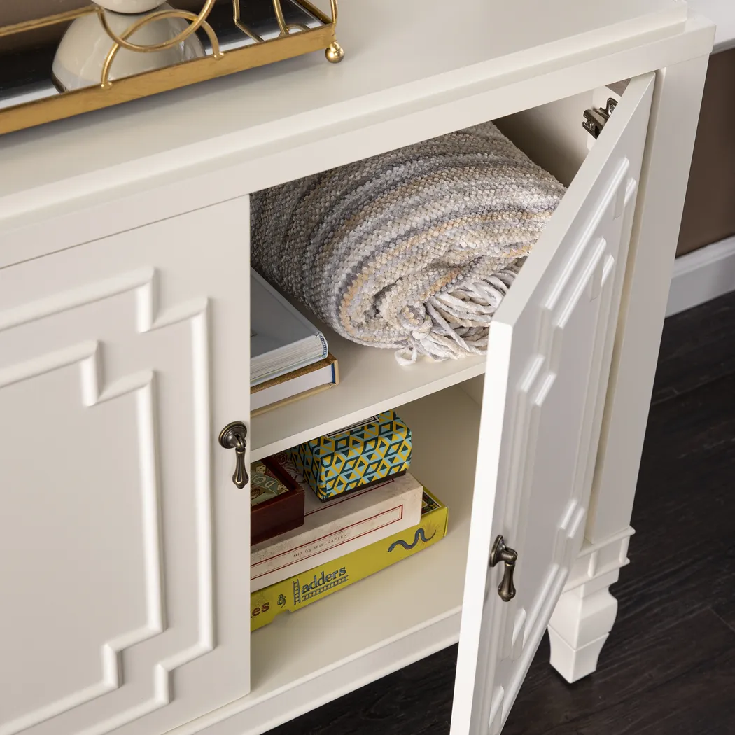 Anseman White Accent Cabinet - Image 7
