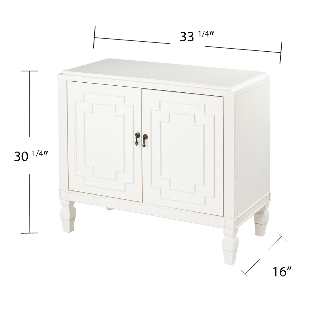 Anseman White Accent Cabinet - Image 9