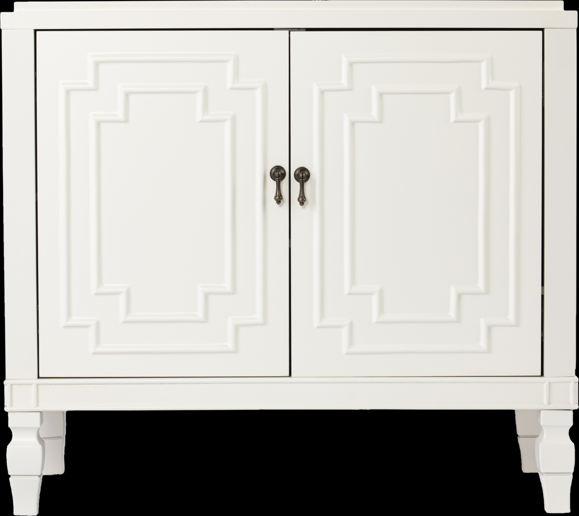 Anseman White Accent Cabinet - Thumbnail - Image 1