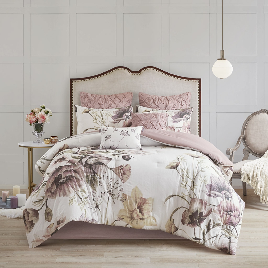 Anserman Blush 8 Pc King Comforter Set - Thumbnail - Image 1