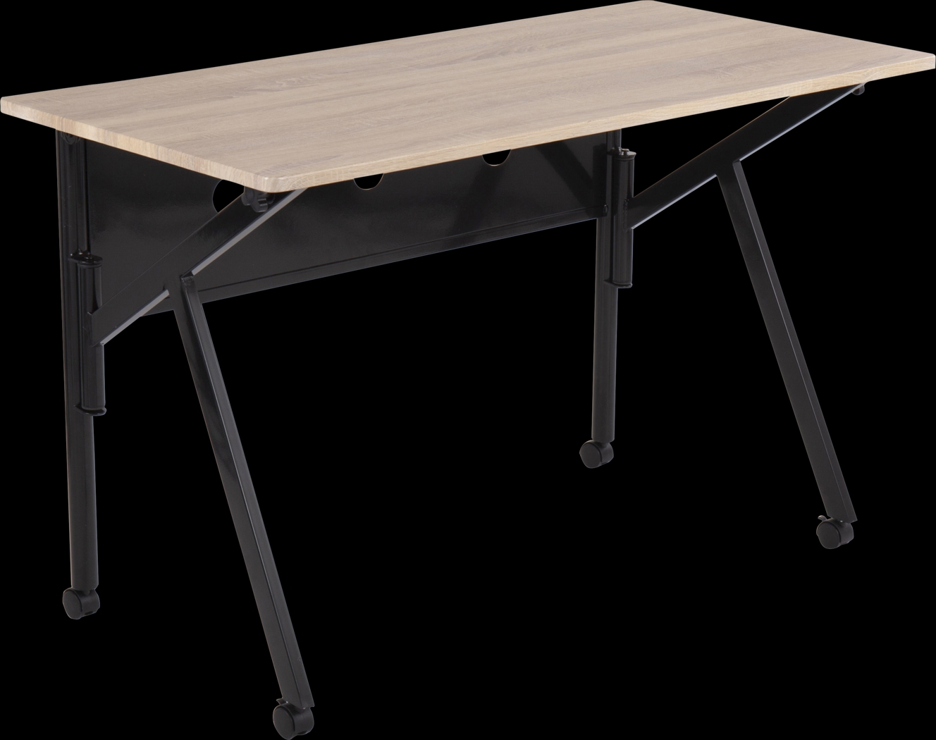 Ansley Hill Natural Black Desk - Thumbnail - Image 1