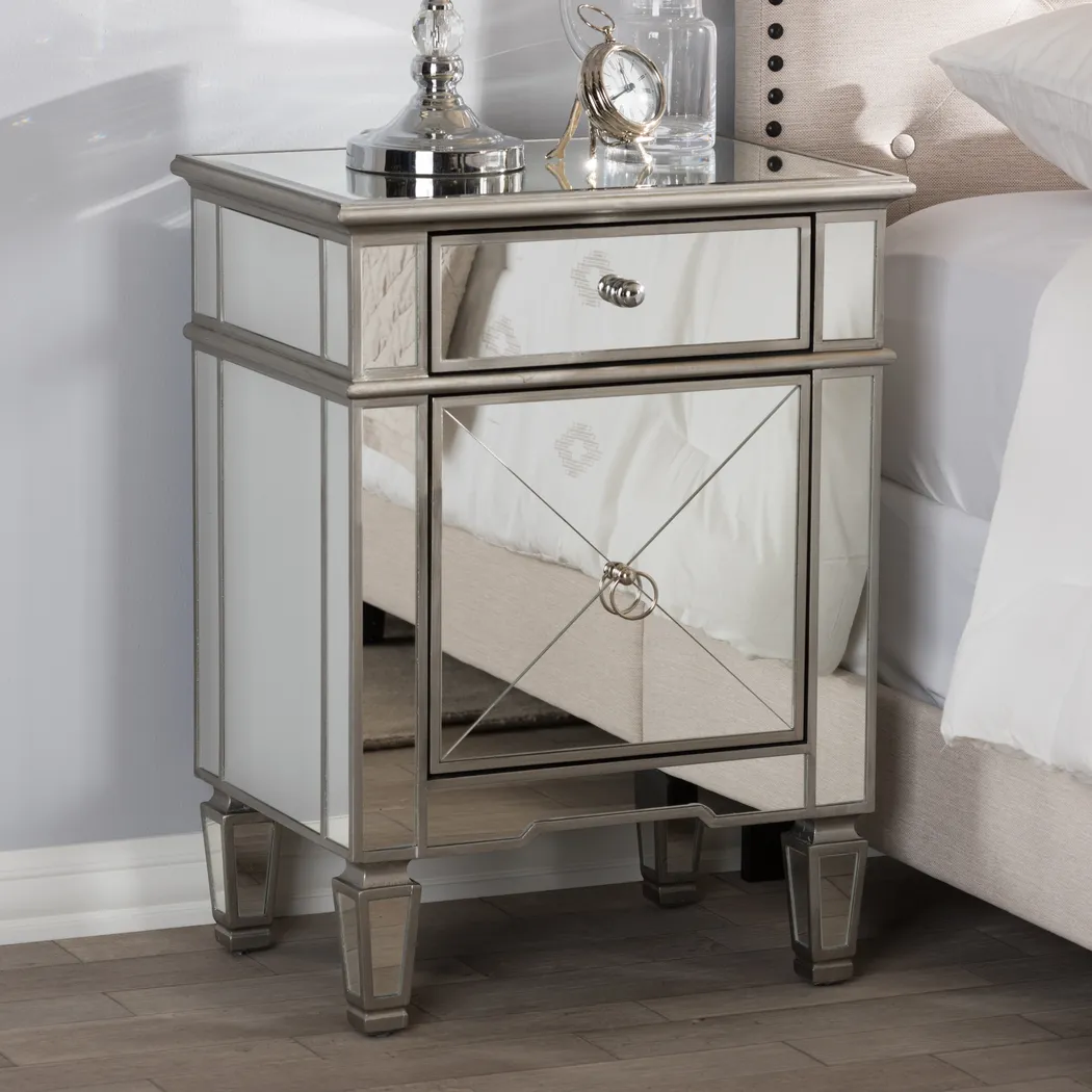 Ansoft Silver End Table - Thumbnail - Image 3