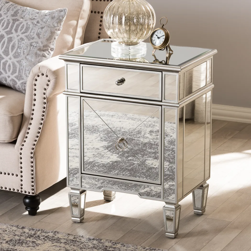 Ansoft Silver End Table - Thumbnail - Image 4