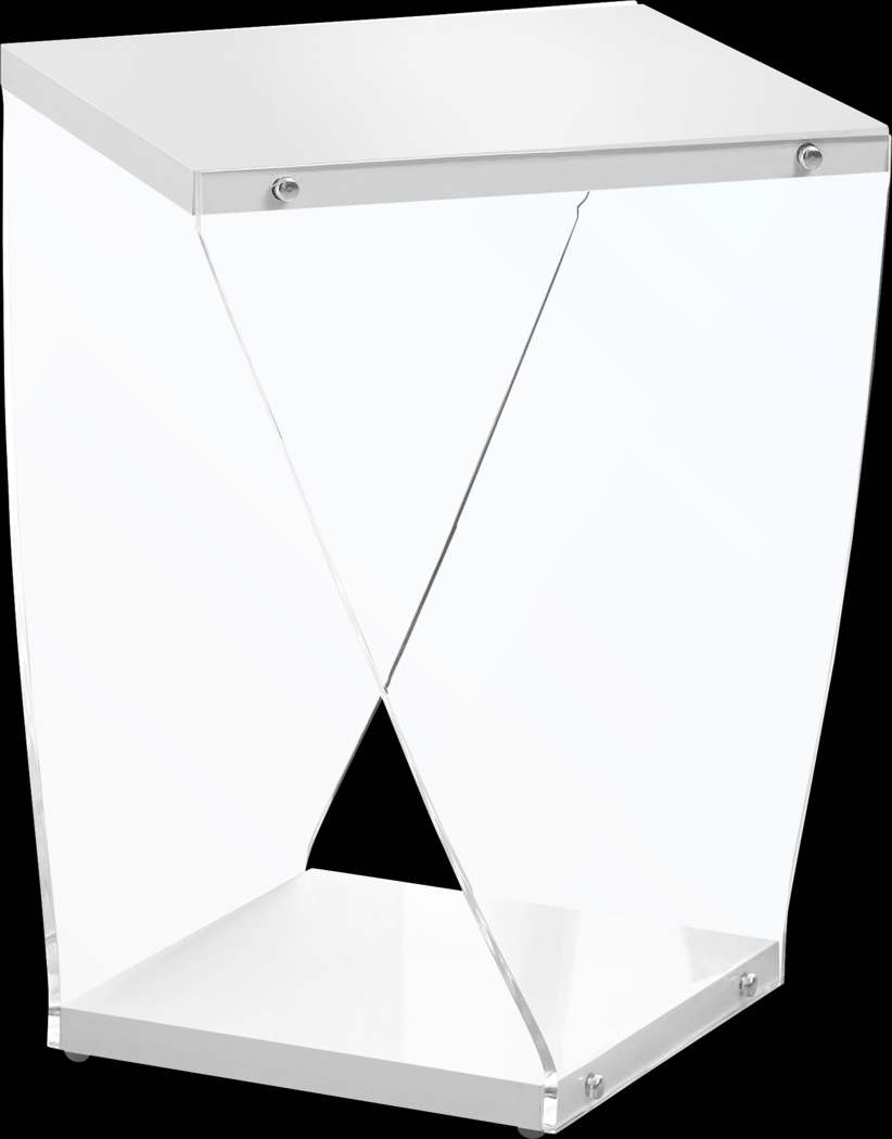 Ansted White Accent Table - Thumbnail - Image 1