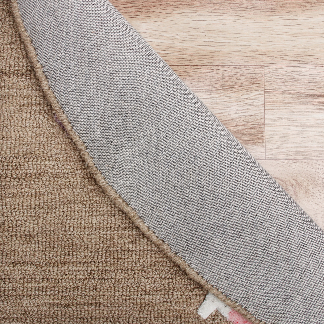 Antague Taupe/Multi 5' Round Rug - Thumbnail - Image 4