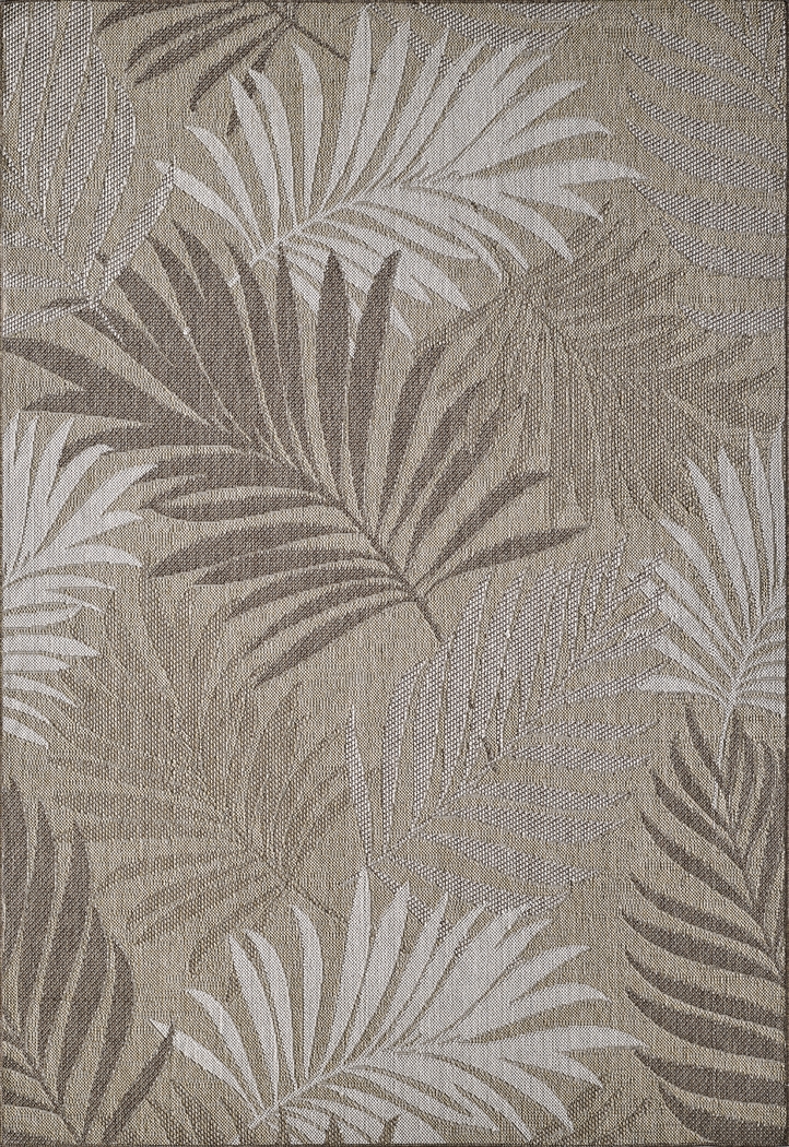 Antawa Natural/Brown 7'10 x 10'10 Indoor/Outdoor Rug - Thumbnail - Image 1