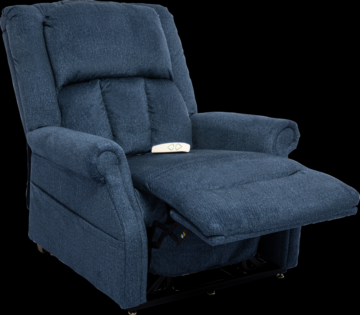 Antenor Blue Power Lift Recliner - Thumbnail - Image 3