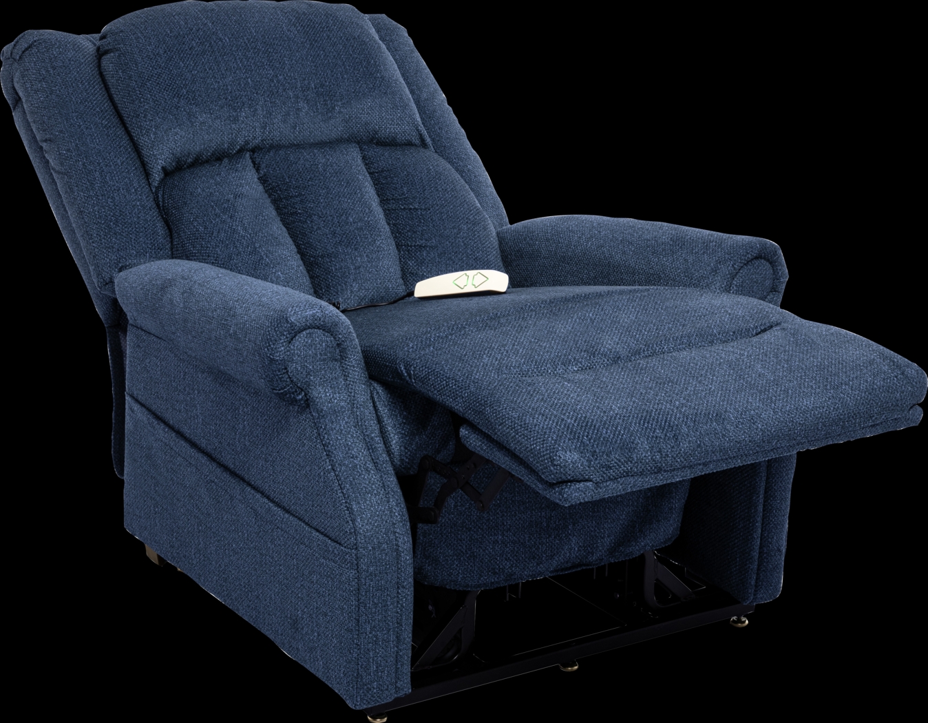 Antenor Blue Power Lift Recliner - Thumbnail - Image 4
