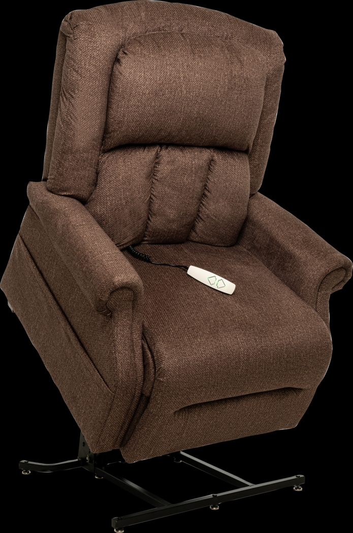 Antenor Brown Power Lift Recliner - Thumbnail - Image 2
