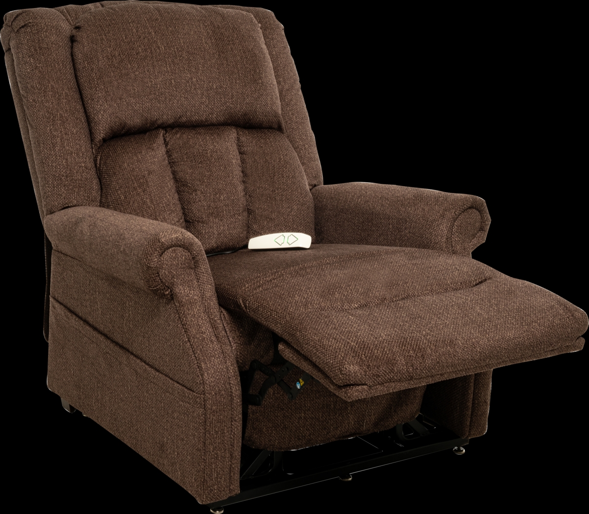 Antenor Brown Power Lift Recliner - Thumbnail - Image 3