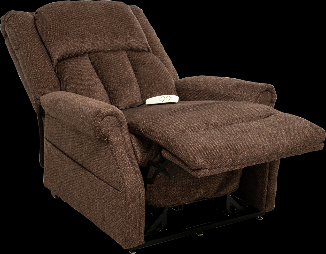 Antenor Brown Power Lift Recliner - Thumbnail - Image 4