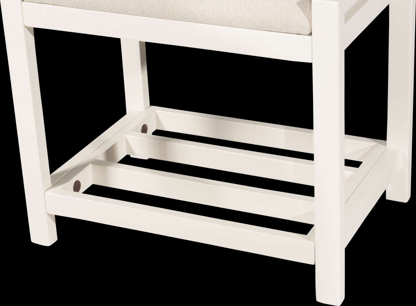 Antero White Vanity Stool - Thumbnail - Image 5