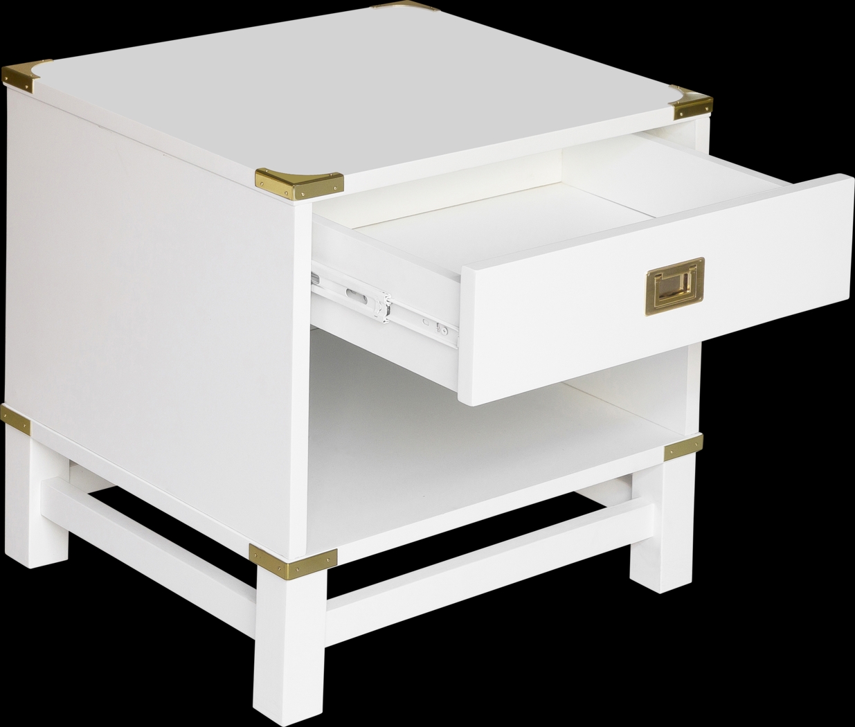 Anthonette White Nightstand - Thumbnail - Image 2