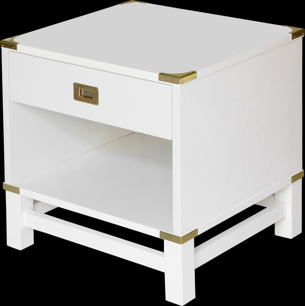 Anthonette White Nightstand - Thumbnail - Image 3