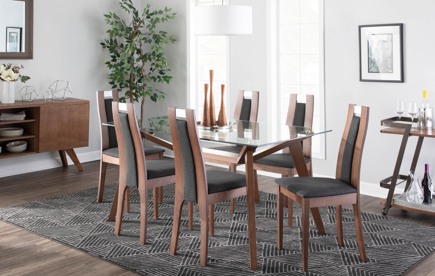 Anthus Charcoal Side Chair, Set of 2 - Thumbnail - Image 10