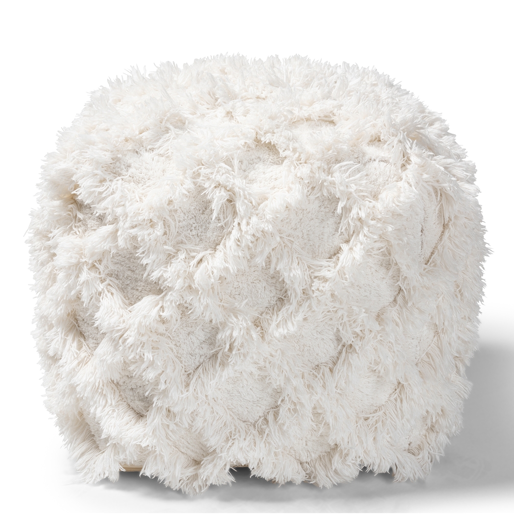 Antigo Ivory Pouf - Thumbnail - Image 2