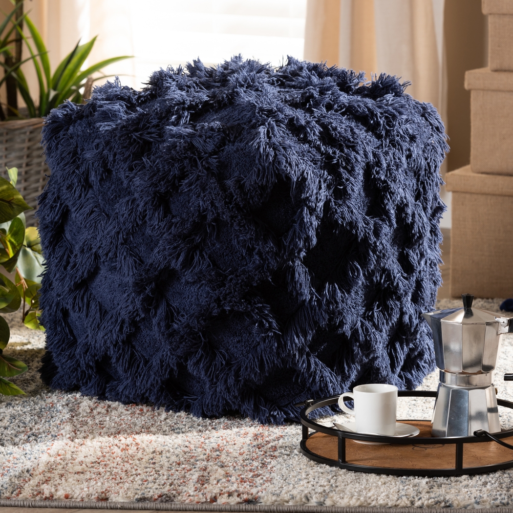 Antigo Navy Pouf - Thumbnail - Image 4