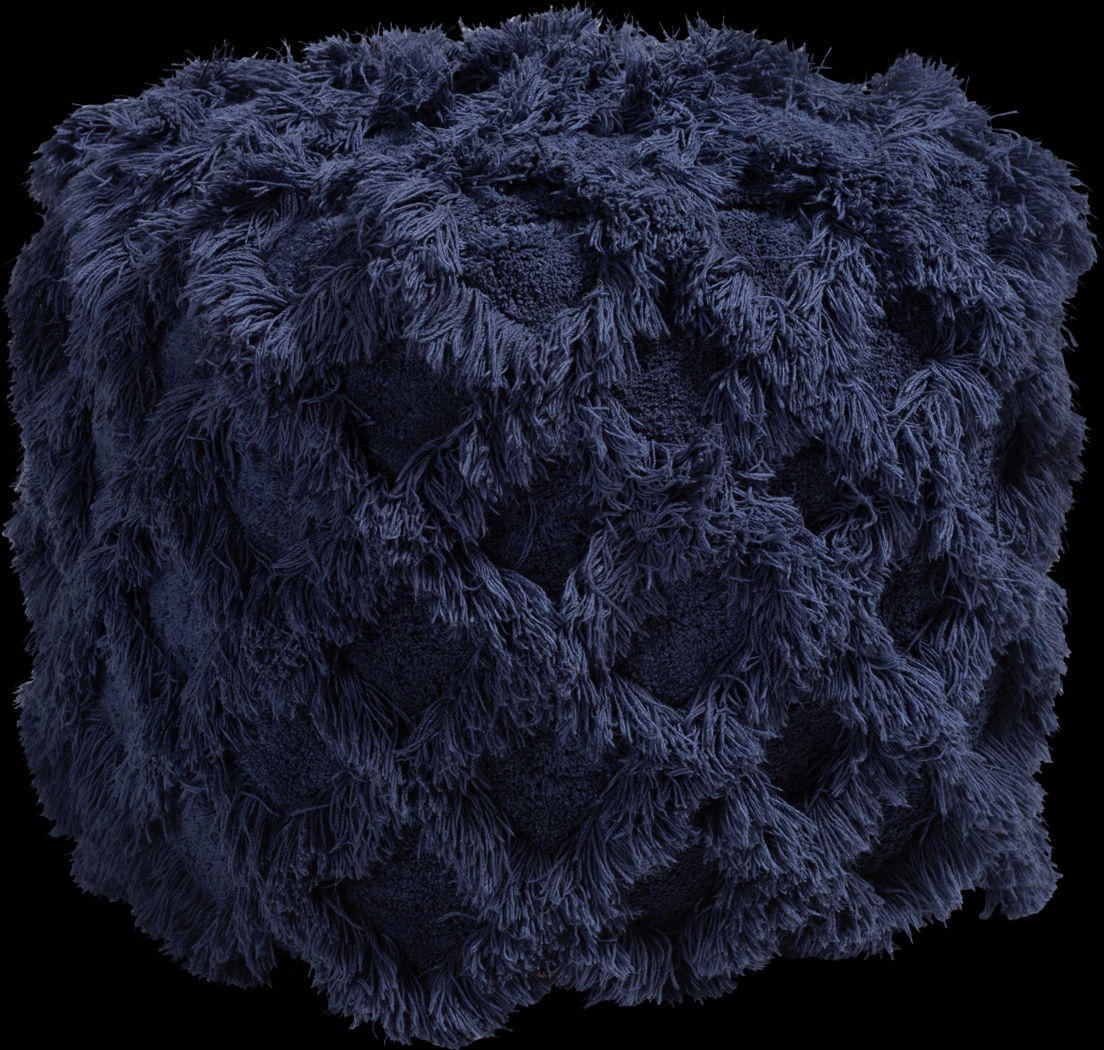 Antigo Navy Pouf - Thumbnail - Image 1