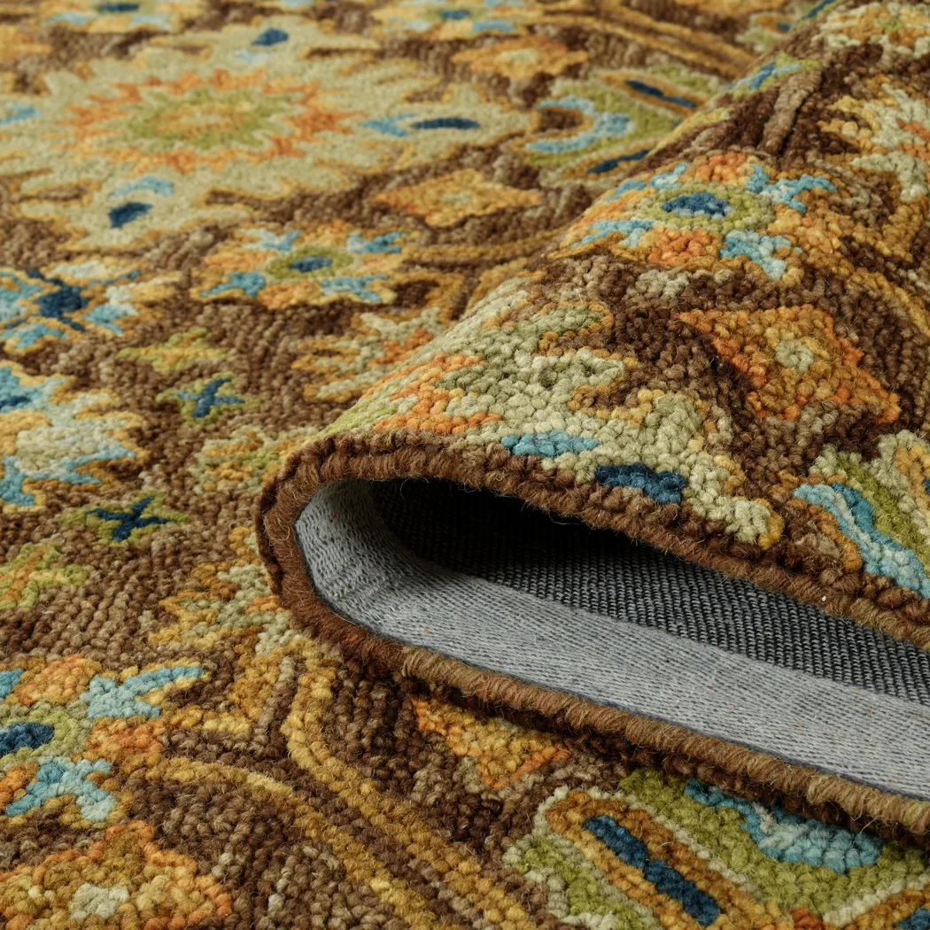 Antike Brown 8' x 10' Rug - Thumbnail - Image 8