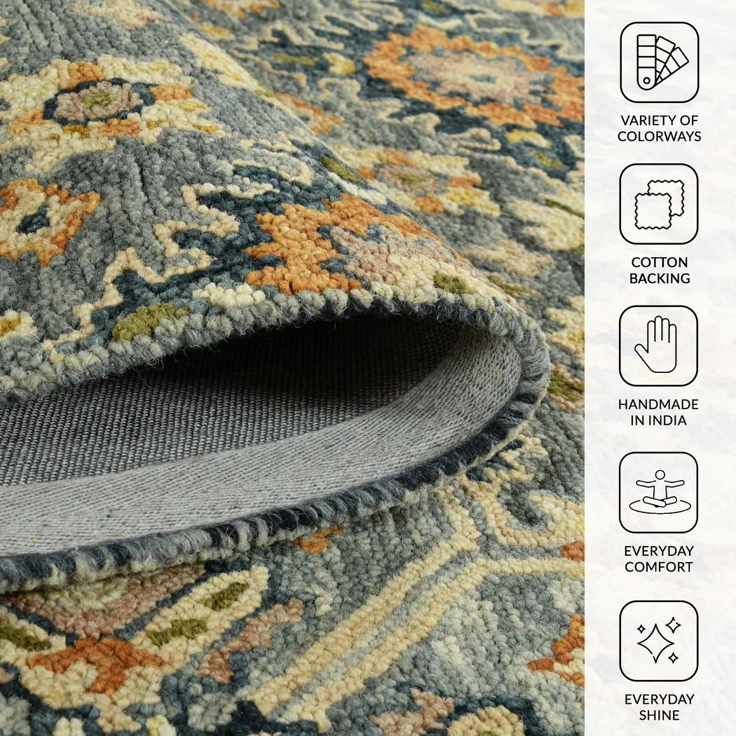 Antike Gray 8' x 10' Rug - Thumbnail - Image 6