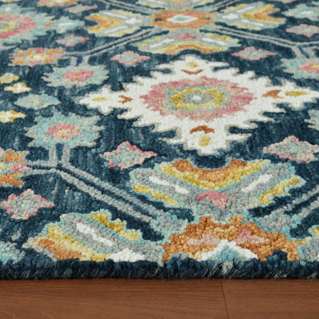 Antike Navy 8' x 10' Rug - Thumbnail - Image 6