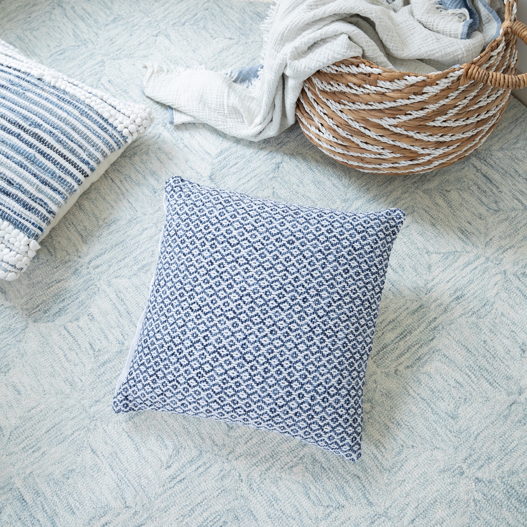 Antimo Blue Throw Pillow - Thumbnail - Image 7