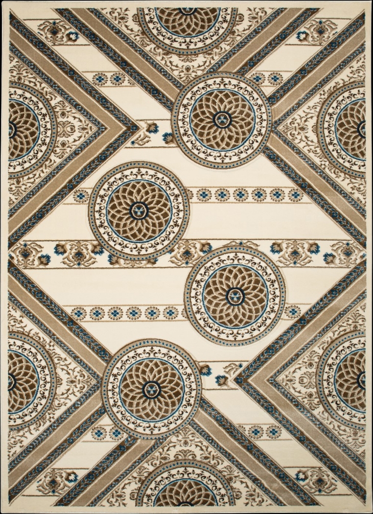 Antoin Blue 5' x 7'3 Rug - Thumbnail - Image 1